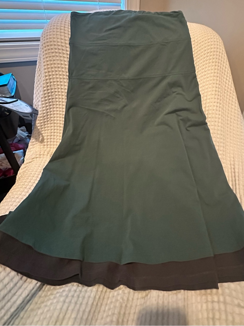 Matilda Jane strapless reversible Dark Green Flared Dress-Hard to Find!